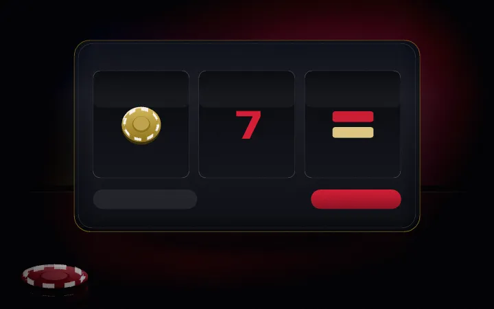 ภาพประกอบบทความเลือกเกม แสดงหน้าจอเกมและชิปคาสิโน