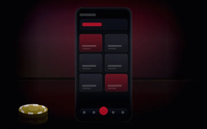 ภาพประกอบบทความการเข้าสู่ระบบ แสดงหน้าจอมือถือที่เปิดเว็บเกม